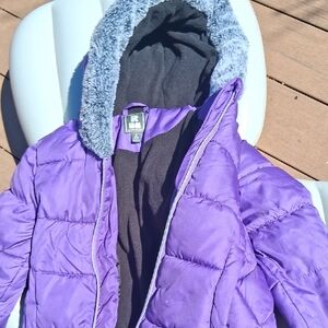 Purple Kids Jacket with Hood